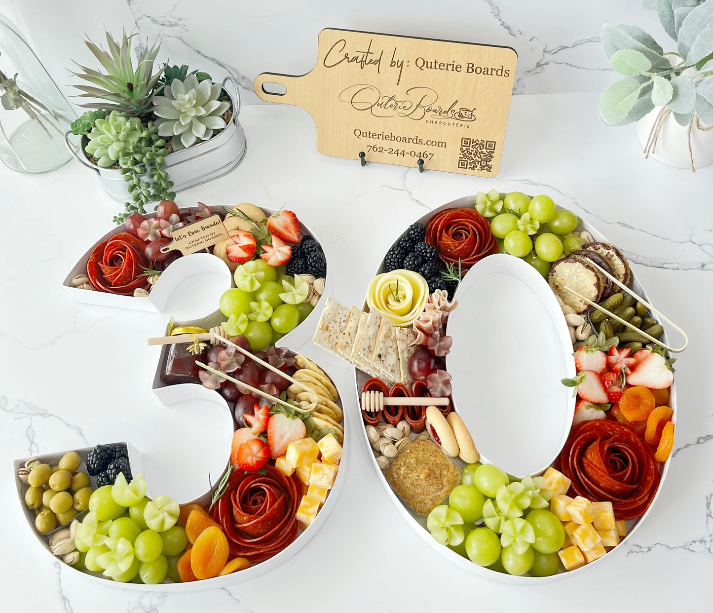 Charcuterie Letters and Numbers