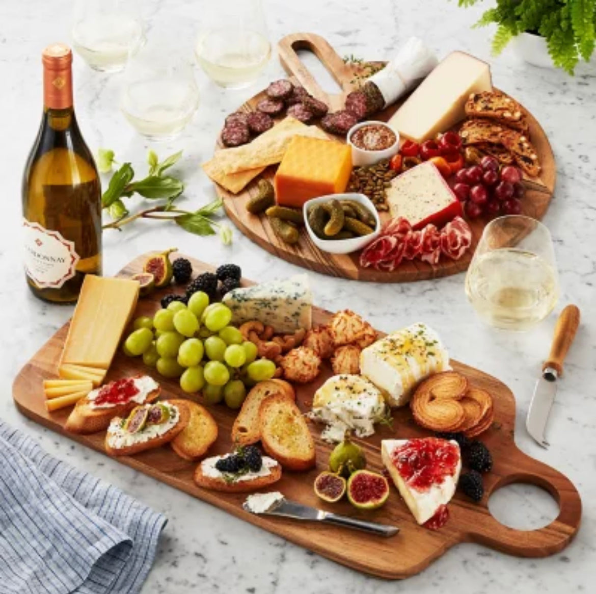 Wood Acacia Charcuterie Boards