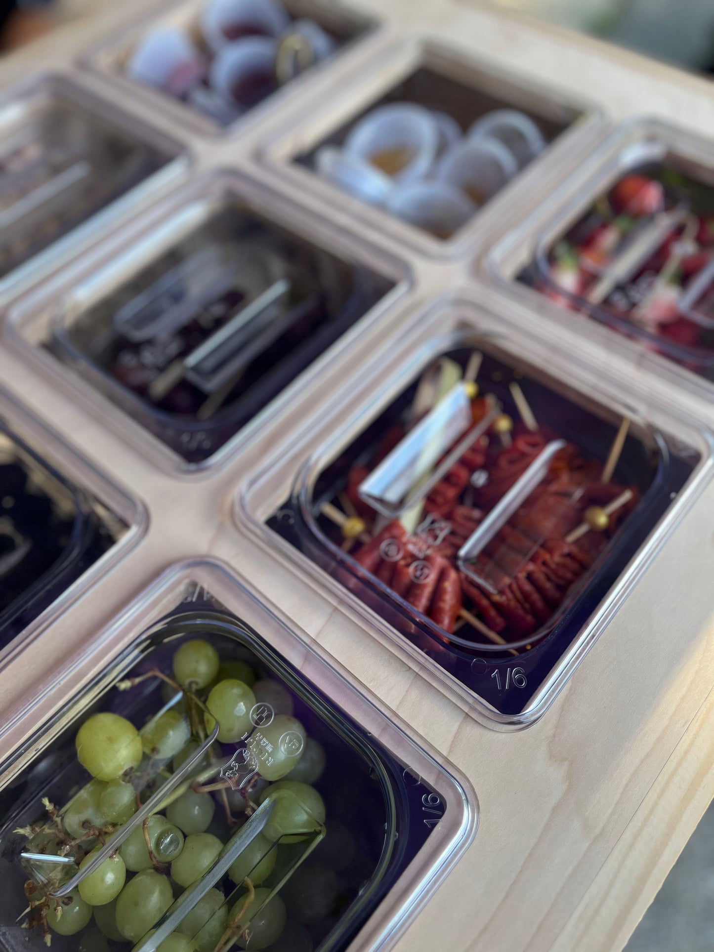 Mobile Charcuterie Cart