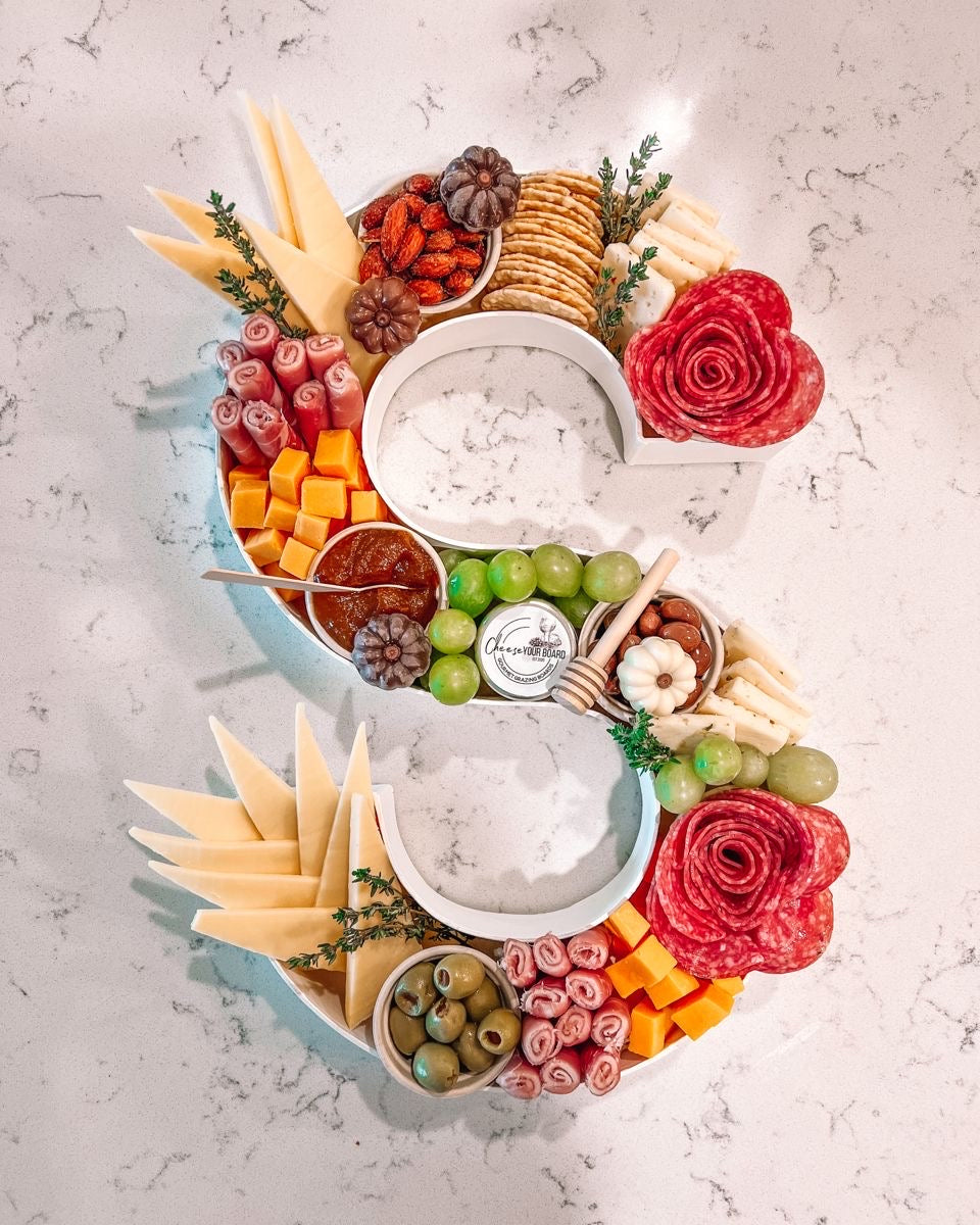 Charcuterie Letters and Numbers