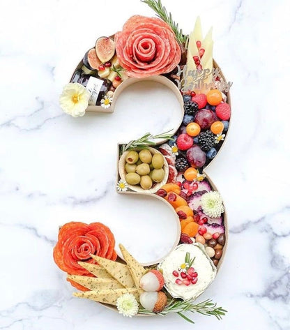 Charcuterie Letters and Numbers