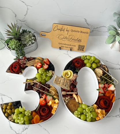Charcuterie Letters and Numbers