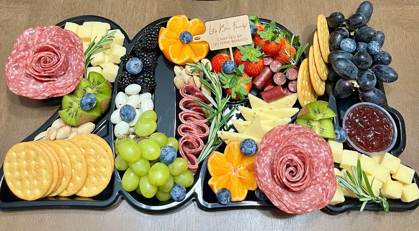 Custom Charcuterie Letters/Numbers – Unique Centerpieces for Corporate and Special Events